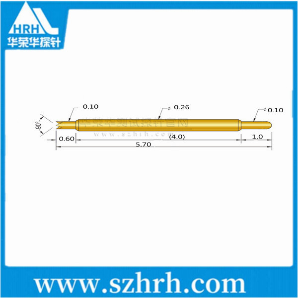 026-UJ-5.7L，華榮華雙頭測(cè)試探針廠家