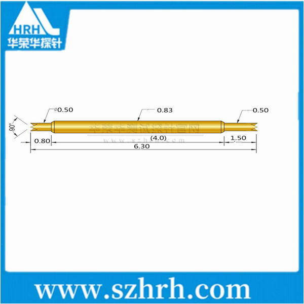 083-UU-6.3L，華榮華雙頭測試探針廠家